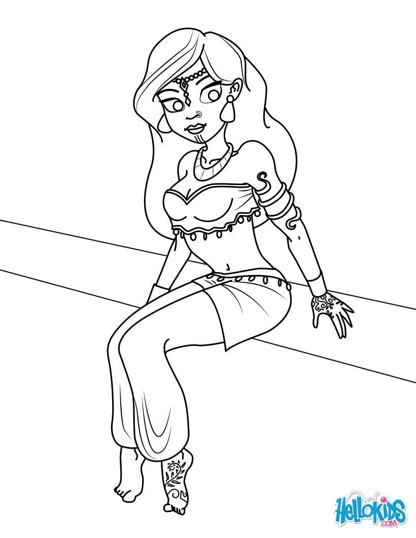 Httpcolorings.cocoloring Pages For Girls Of Indian Princesses 820x1060 Httpcolorings.cocoloring Pages For Girls Of Indian Princesses