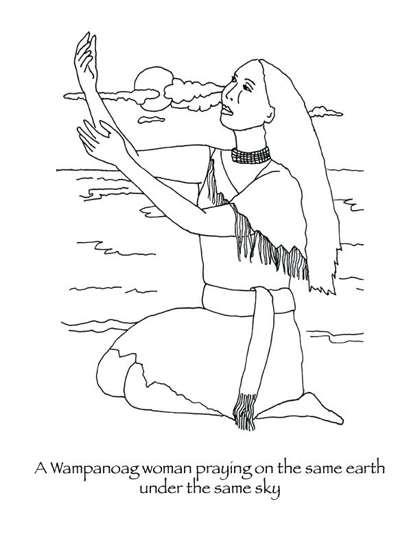 Pilgrim And Indian Coloring Pages And Pilgrim Native Coloring Page 612x792 Pilgrim And Indian Coloring Pages And Pilgrim Native Coloring Page