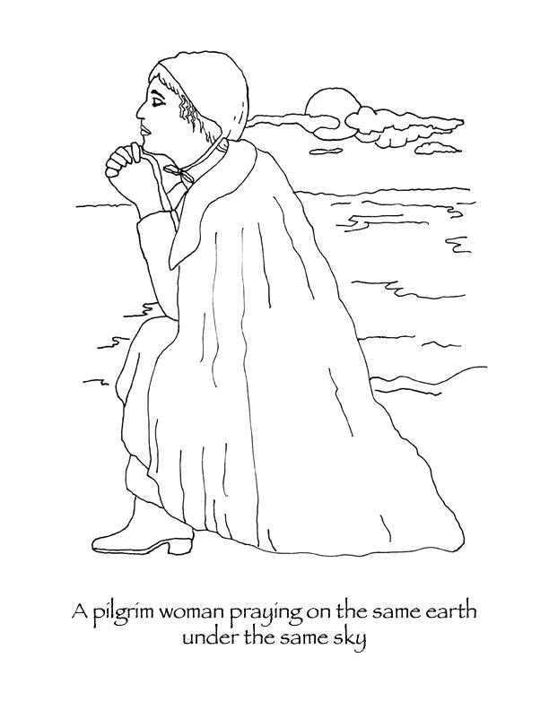 Pilgrim Color Pages Color Pilgrims And Thanksgiving Indian Color 612x792 Pilgrim Color Pages Color Pilgrims And Thanksgiving Indian Color