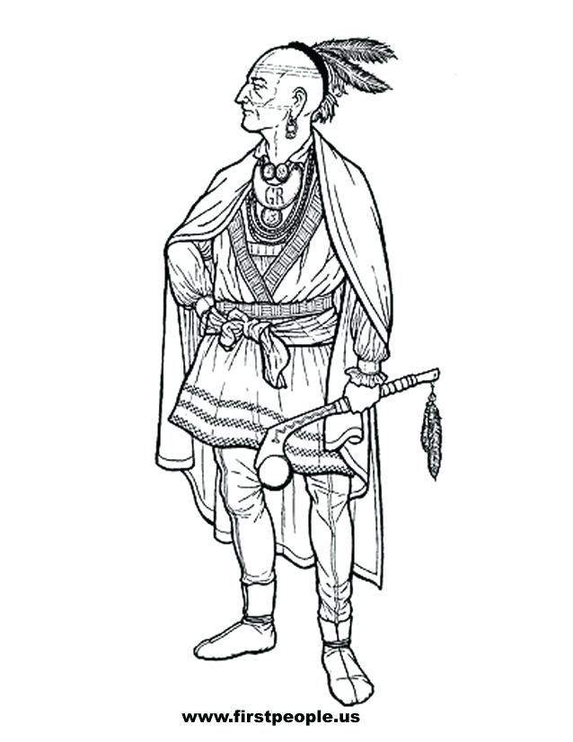 American Indian Coloring Pages 638x826 American Indian Coloring Pages