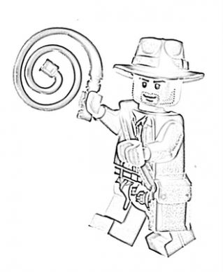 Lego Indiana Jones Colouring Pages 319x388 Lego Indiana Jones Colouring Pages