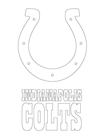 360x480 Indianapolis Colts Coloring Pages Colts Coloring Page Image