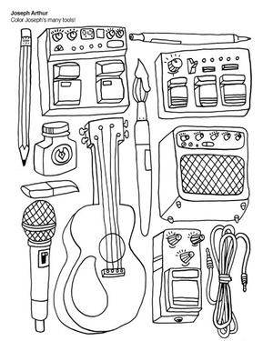 300x375 The Indie Rock Coloring Amazing Indie Rock Coloring Book