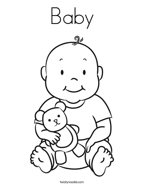 Infant Coloring Pages