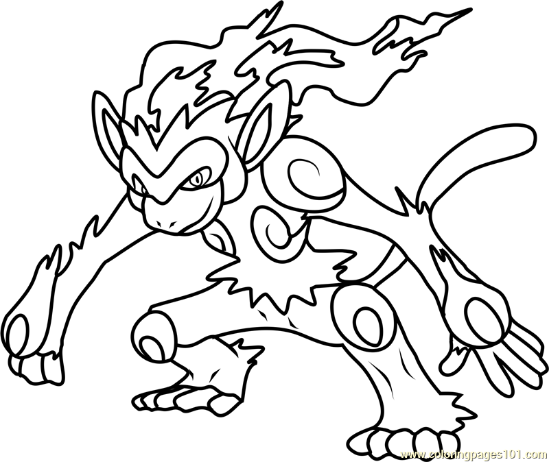 Infernape Pokemon Coloring Page 800x674 Infernape Pokemon Coloring Page