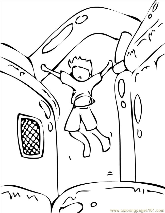 650x841 Bouncy House Ink Coloring Page