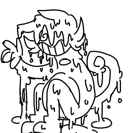 453x453 Awesome Bendy And Ink Machine Coloring Pages For Bendy And