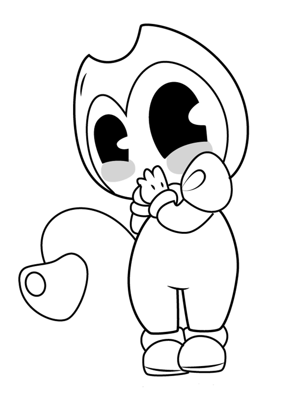 567x800 Bendy And The Ink Machine Coloring Pages Printable Free Printable