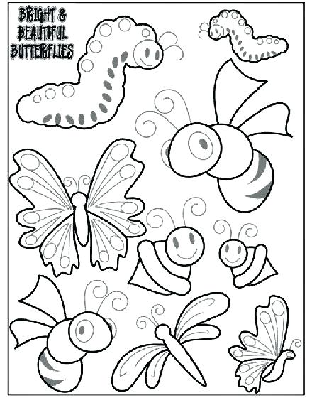 Insect Coloring Pages Butterfly And Insect Coloring Pages Insect 440x560 Insect Coloring Pages Butterfly And Insect Coloring Pages Insect