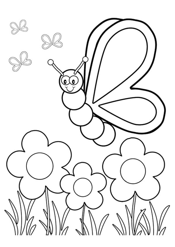 The Flower And Insect Coloring Pages Printable 550x778 Picture 600x849 The Flower And Insect Coloring Pages Printable 550x778 Picture