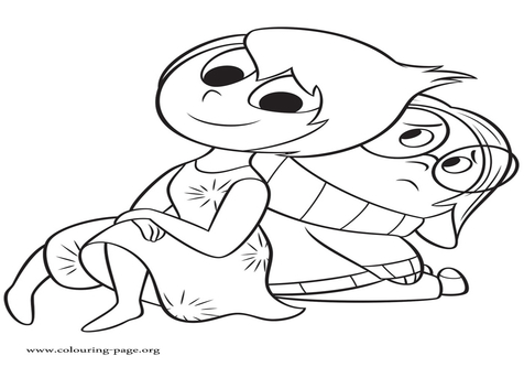 476x333 Inside Out Characters Coloring Pages