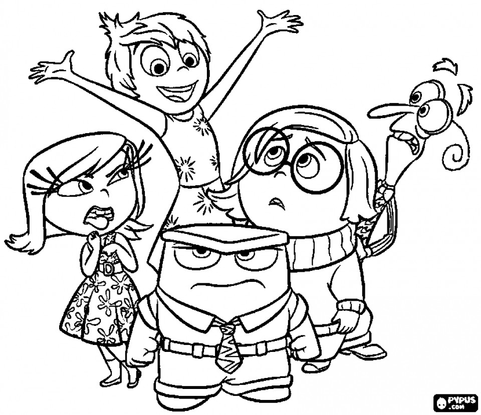 Inside Out Coloring Pages Fear - Inside Out Coloring Pages Fear 19