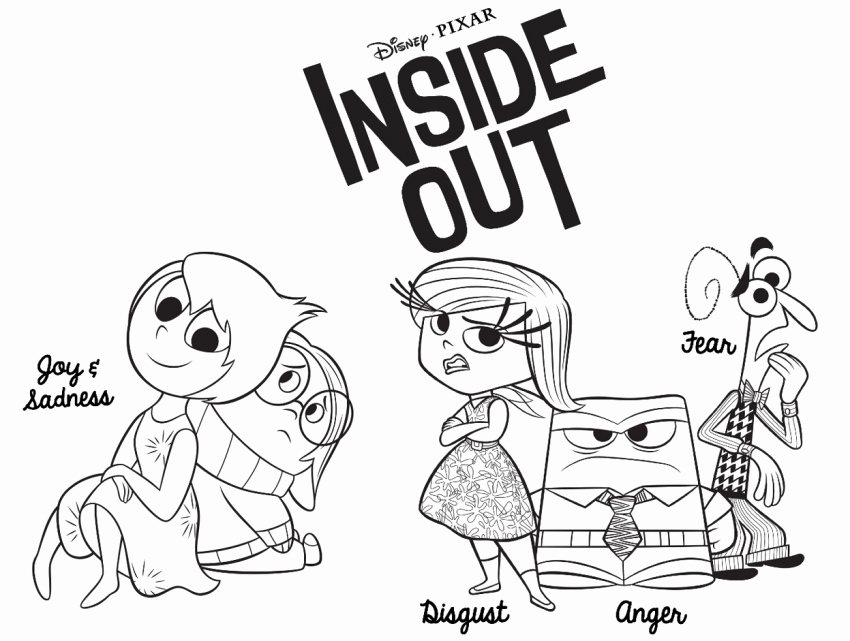 Inside Out Coloring Pages Disgust Photograph Inside Out Fear 850x641 Inside Out Coloring Pages Disgust Photograph Inside Out Fear