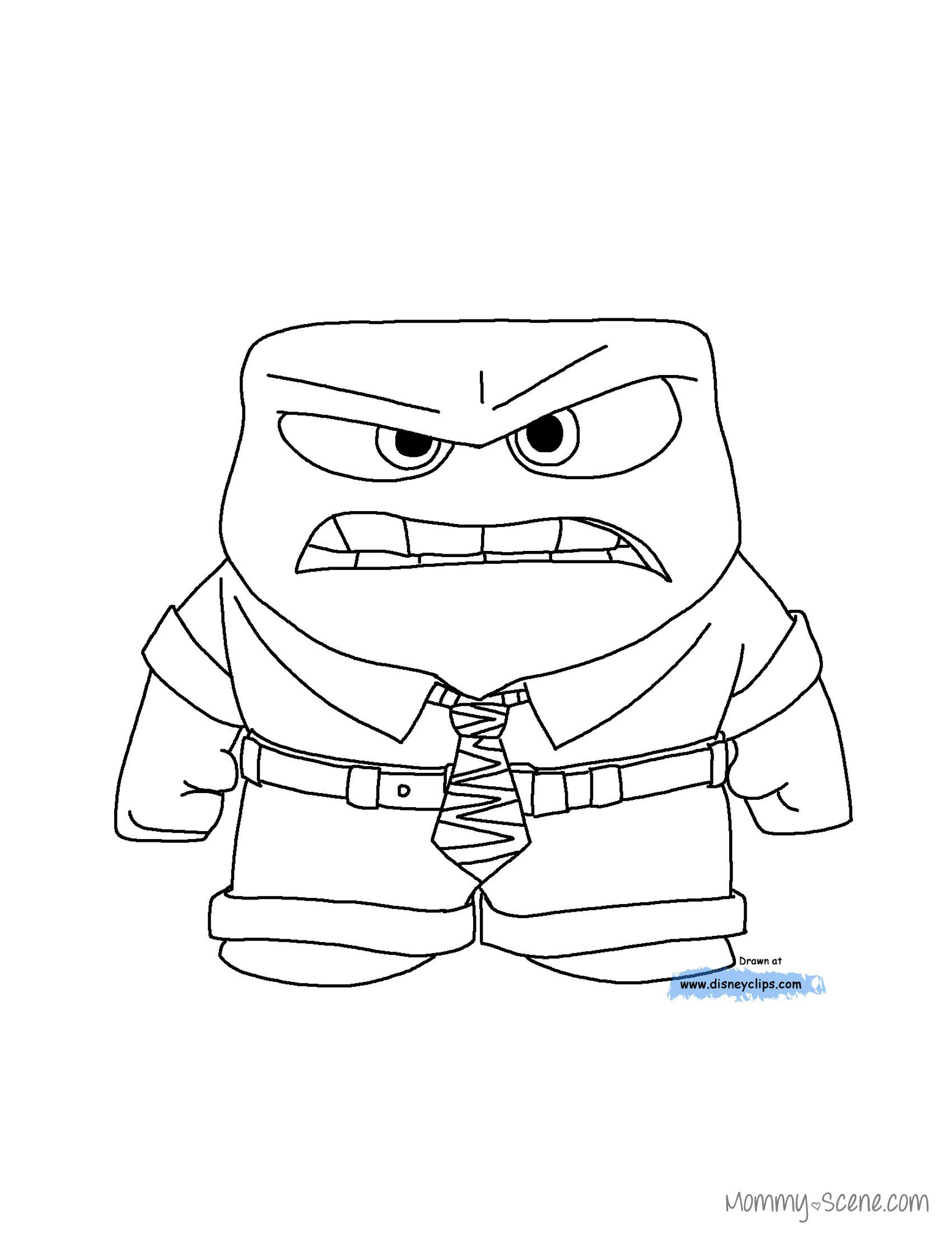 Disney's Inside Out Coloring Pages Colorear, Dibujo Y Emociones 1700x2200 Disney's Inside Out Coloring Pages Colorear, Dibujo Y Emociones