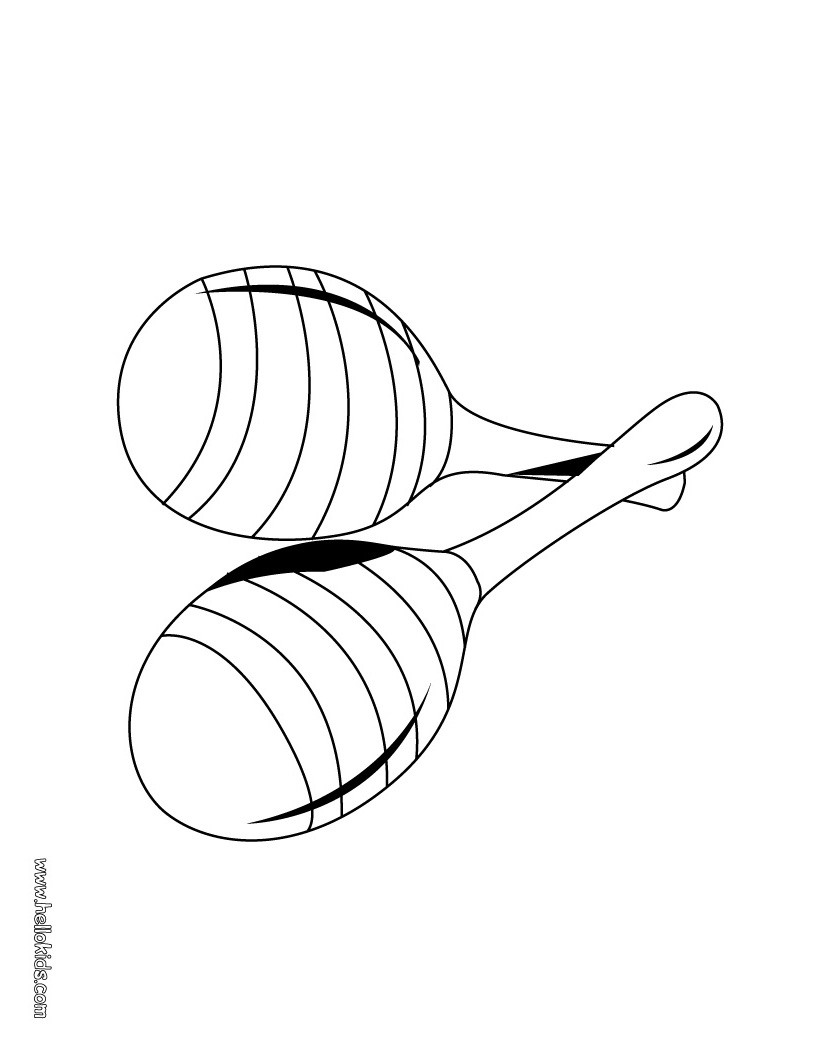Castanets Coloring Pages 820x1060 Castanets Coloring Pages