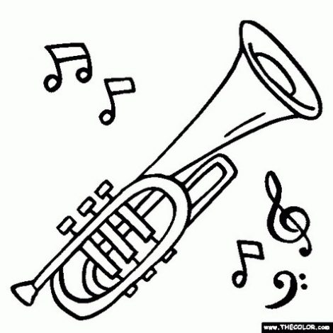 Musical Instruments Coloring Pages Page 1 470x470 Musical Instruments Coloring Pages Page 1
