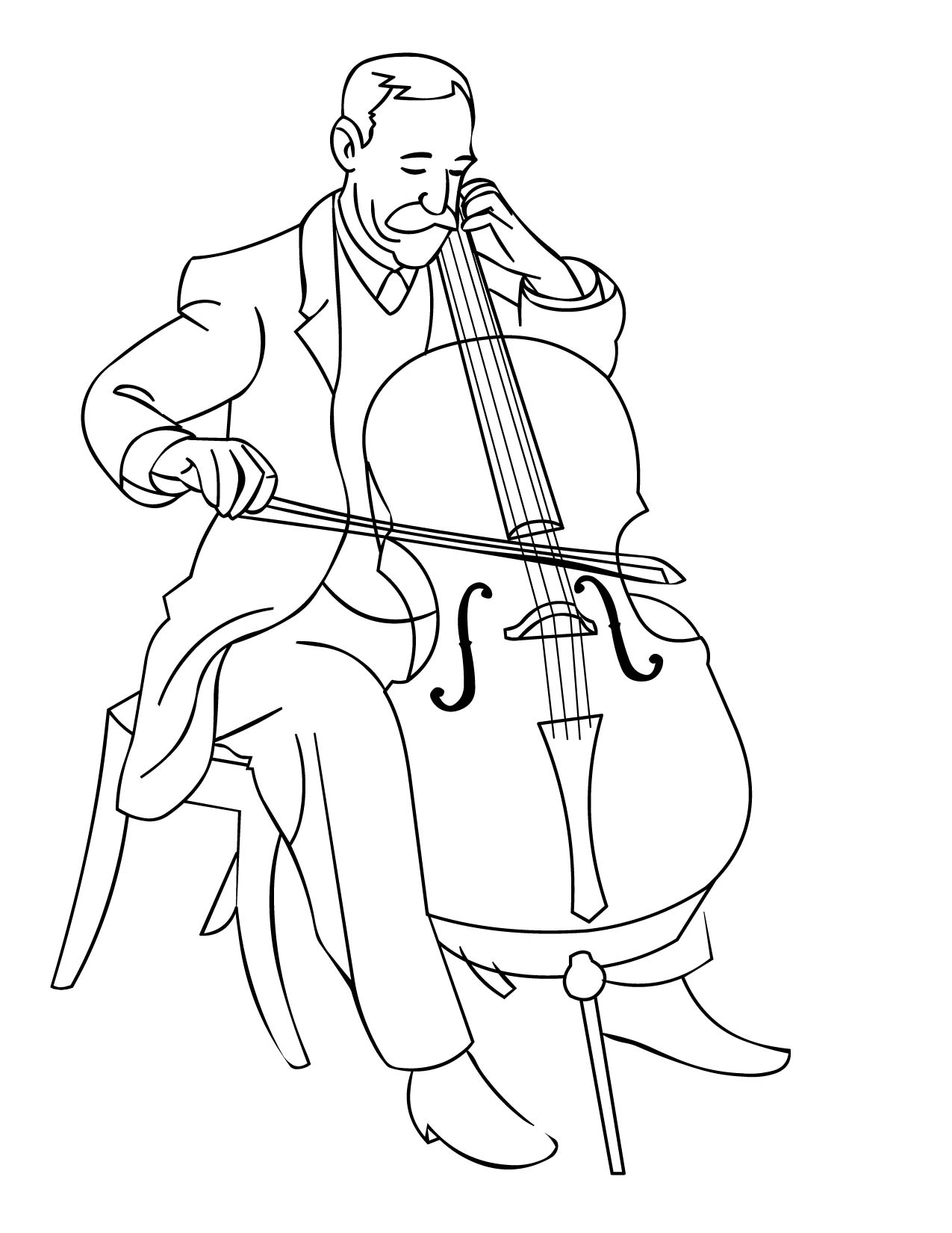 Coloring Pages Instruments 1275x1650 Coloring Pages Instruments