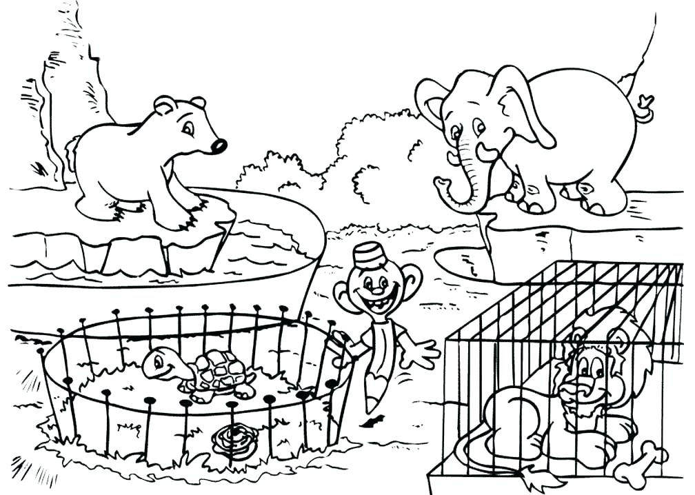 Cool Animal Coloring Pages 1008x718 Cool Animal Coloring Pages