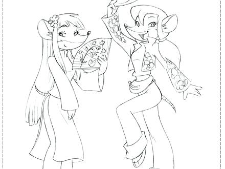 Geronimo Stilton Coloring Pages 440x330 Geronimo Stilton Coloring Pages
