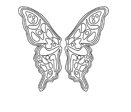 517x441 Butterfly Coloring Pages Hubpages