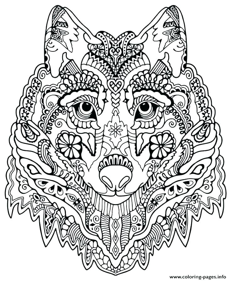 736x896 Mandala Coloring Cat Free Advanced Coloring Pages Free Advanced