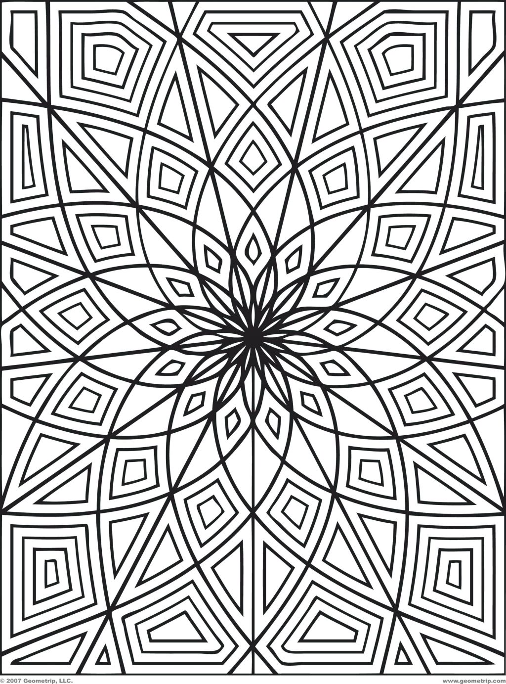 Coloring Page ~ Intricate Coloring Pages Printable Free Colouring 1024x1383 Coloring Page ~ Intricate Coloring Pages Printable Free Colouring