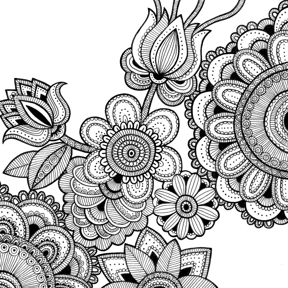 1000x1000 Intricate Coloring Pages Intricate Coloring Sheets 118 Free