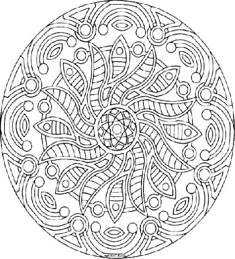 465x512 Intricate Coloring Pages Intricate Coloring Pages Free Detailed