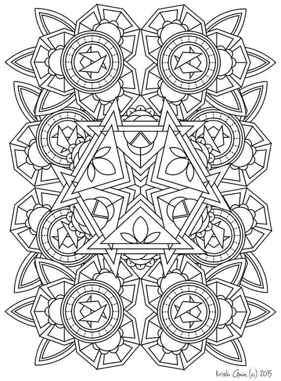 135 Printable Intricate Mandala Coloring Pages, Instant Download 570x774 135 Printable Intricate Mandala Coloring Pages, Instant Download