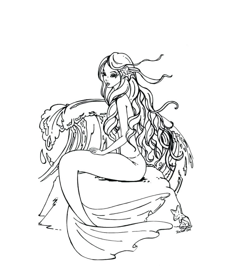 736x891 Coloring Pages Mermaid Ariel Kids Coloring Mermaid Coloring Page