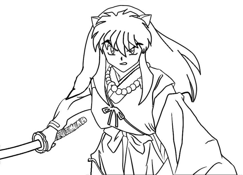 Inuyasha Coloring Pages Free Printable Inuyasha Coloring Pages 850x614 Inuyasha Coloring Pages Free Printable Inuyasha Coloring Pages