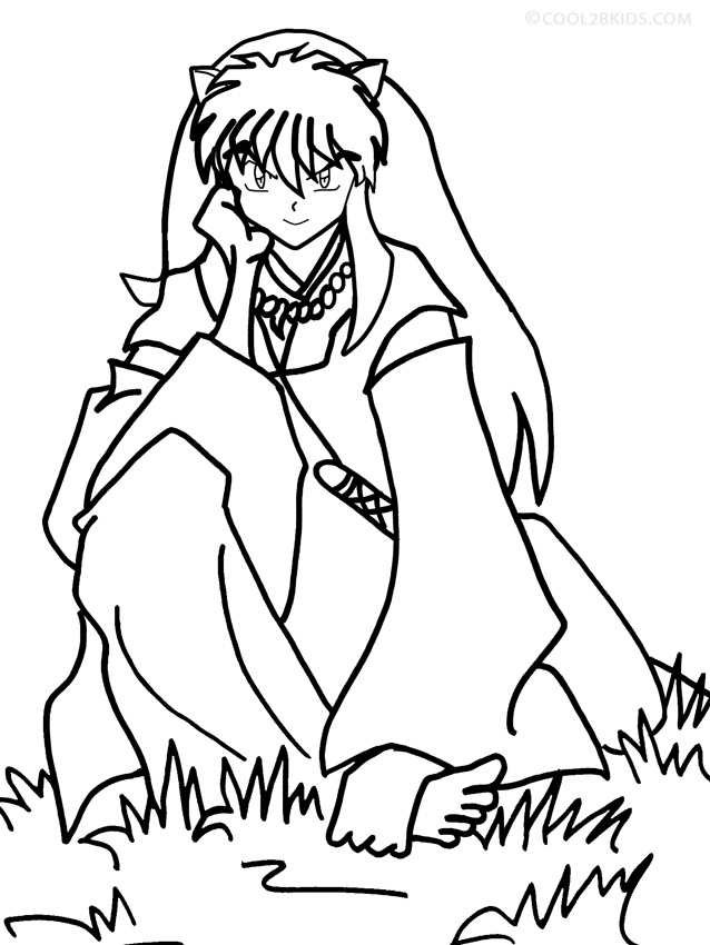 Printable Inuyasha Coloring Pages For Kids Cool2bkids 638x850 Printable Inuyasha Coloring Pages For Kids Cool2bkids