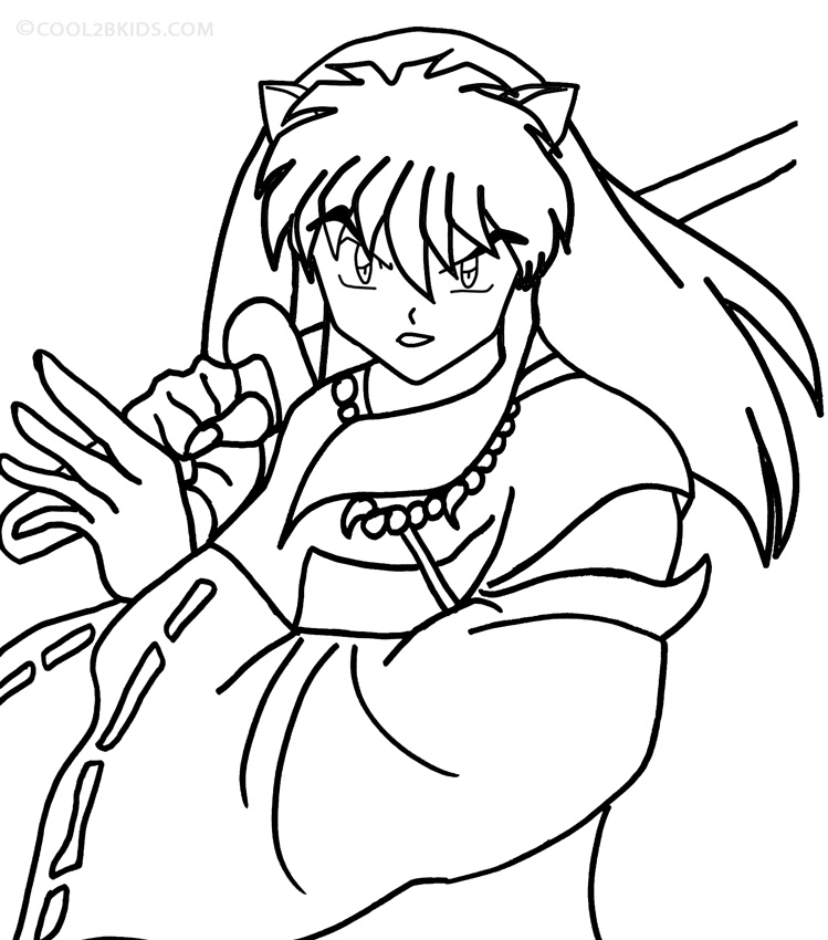 Printable Inuyasha Coloring Pages For Kids Cool2bkids 749x850 Printable Inuyasha Coloring Pages For Kids Cool2bkids