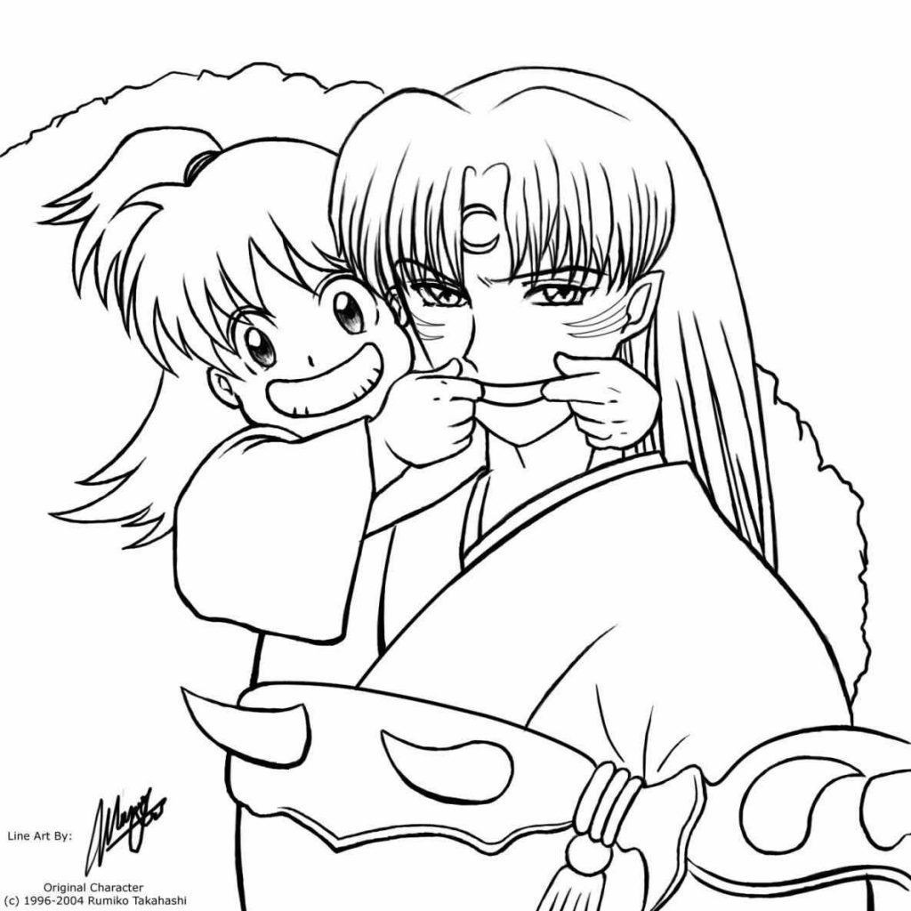 Printable Inuyasha Coloring Pages Me Brigh On General Book Free 1024x1024 Printable Inuyasha Coloring Pages Me Brigh On General Book Free