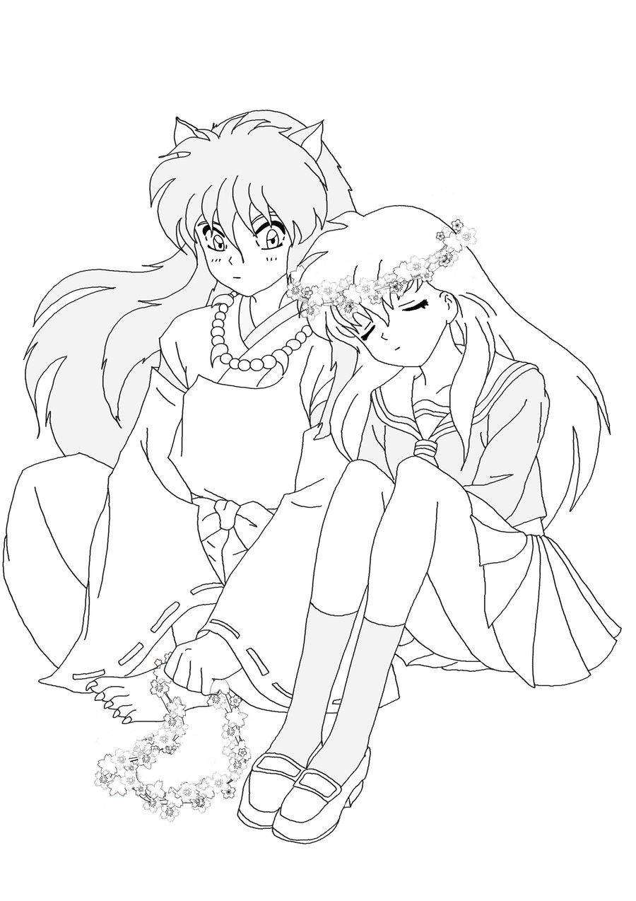 Free Printable Inuyasha Coloring Pages For Kids Anime, Manga 900x1274 Free Printable Inuyasha Coloring Pages For Kids Anime, Manga
