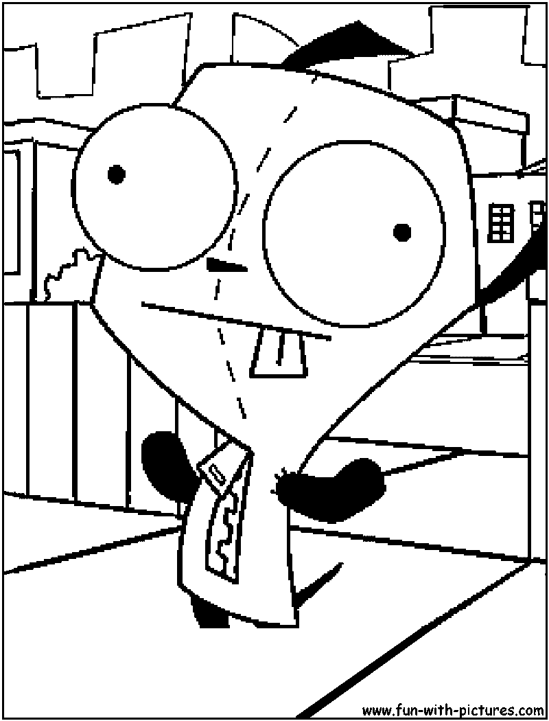 800x1050 Successful Invader Zim Coloring Pages Online Gir Bell Rehwoldt Com