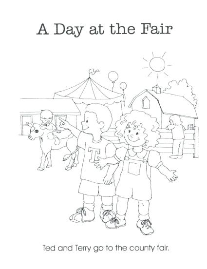 Fair Coloring Pages County Fair Coloring Pages Free Printable 425x552 Fair Coloring Pages County Fair Coloring Pages Free Printable