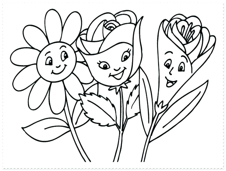 Coloring Pages For Kids Valentines Flower Free Iris Flowers 945x718 Coloring Pages For Kids Valentines Flower Free Iris Flowers