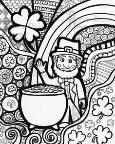 Printable Mandala Coloring 007, St Patrick's Day Coloring Page 236x295 Printable Mandala Coloring 007, St Patrick's Day Coloring Page