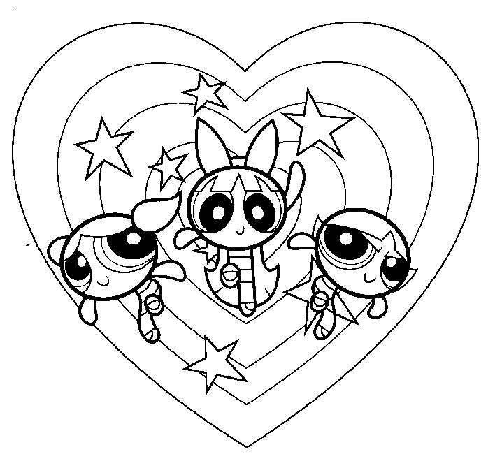 New Powerpuff Girls Coloring Page 17 With Additional Online 718x670 New Powerpuff Girls Coloring Page 17 With Additional Online