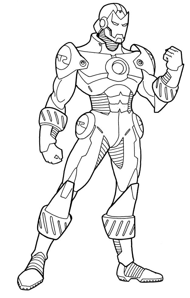 625x978 Iron Man Coloring Pages