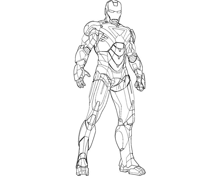 800x667 Iron Man Coloring Pages