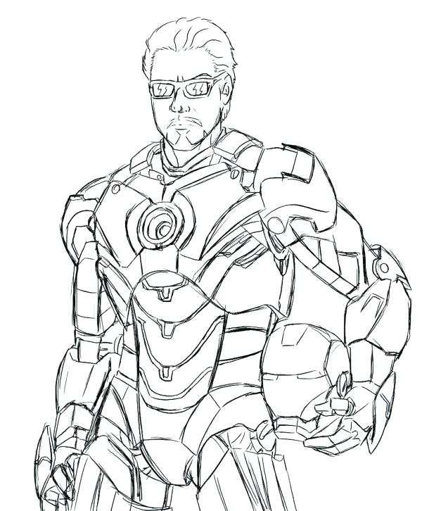 600x726 Free Iron Man Coloring Pages Superheroes Coloring E Free Iron Man