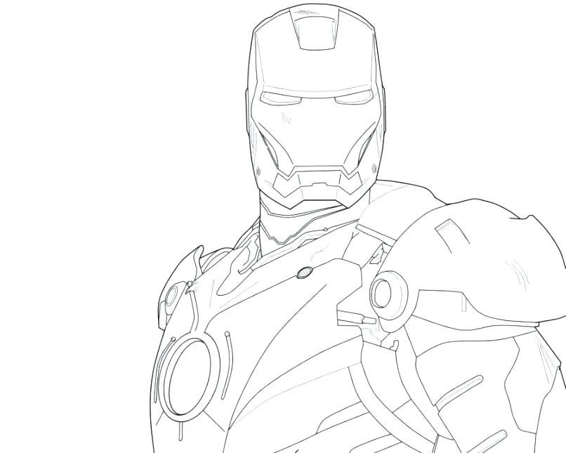 806x645 Standing Still Iron Man Coloring Coloring Pages Printable Standing