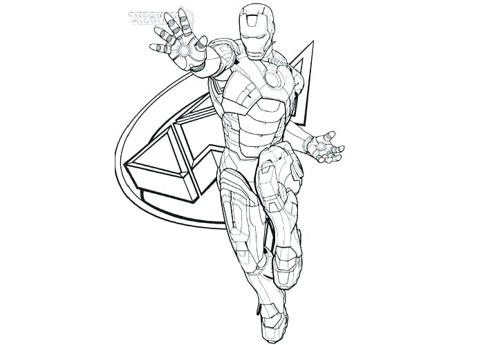 700x500 Iron Man 3 Coloring Pages Cartoon Page Avengers Free Pictures