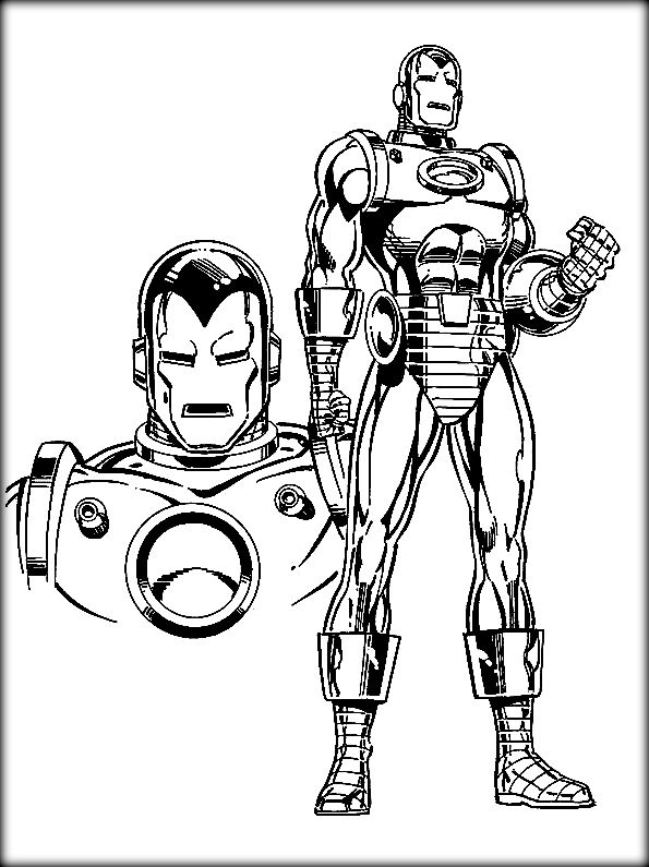 Iron Man Coloring Pages Kids Always Like To Color Marvel 595x795 Iron Man Coloring Pages Kids Always Like To Color Marvel