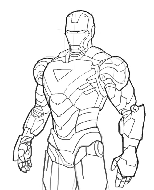 500x619 Iron Man Coloring Pages Online Coloring Pages