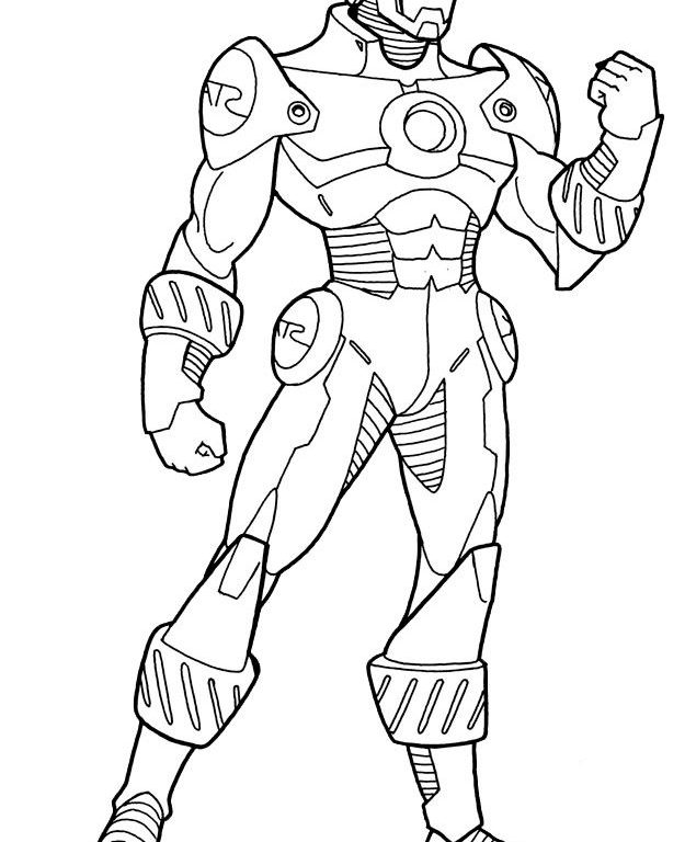 625x768 Iron Man Coloring Pages Ironman Coloring Pages Free Iron Man