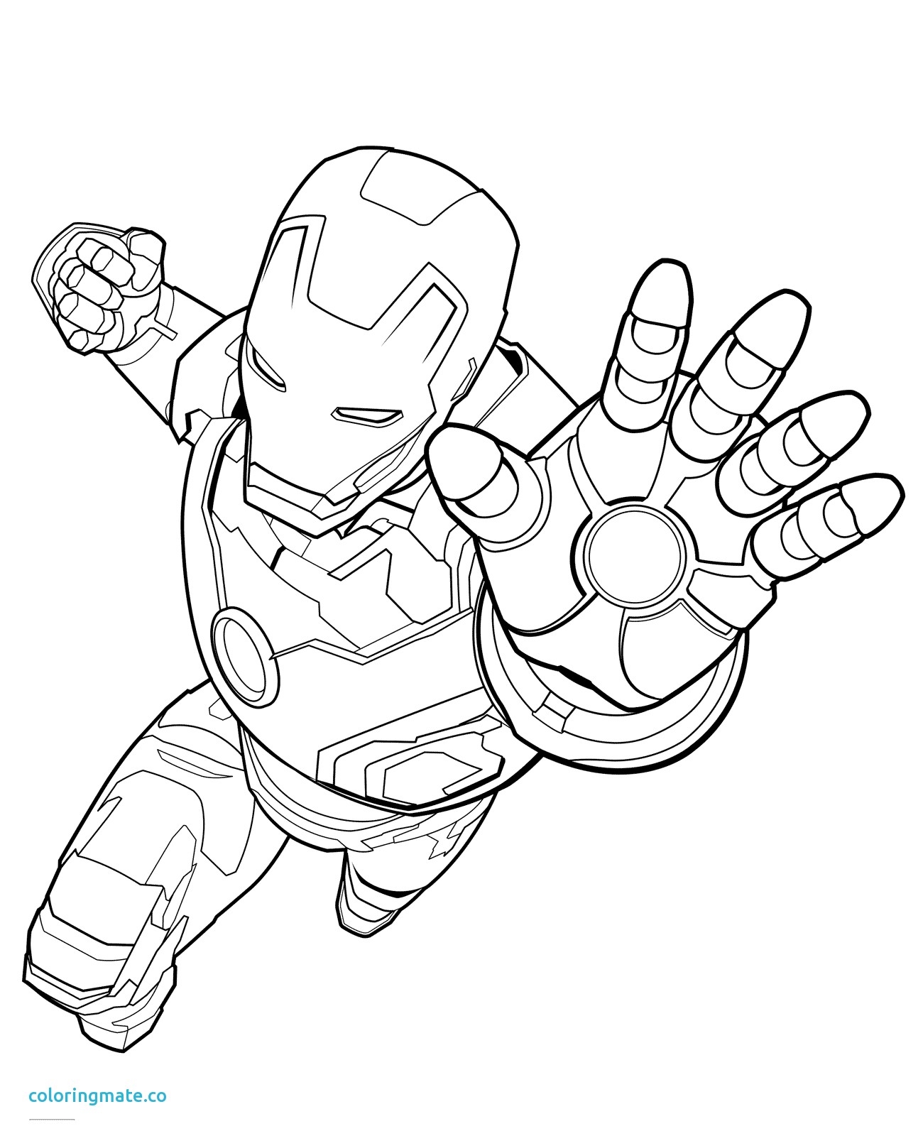 1300x1600 Avengers Superhero Coloring Pages Free Printable Iron Man Gallery
