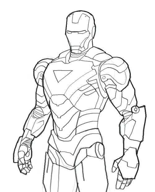 500x619 Man Coloring Pages Iron Man Pictures To Colour Iron Man Printable